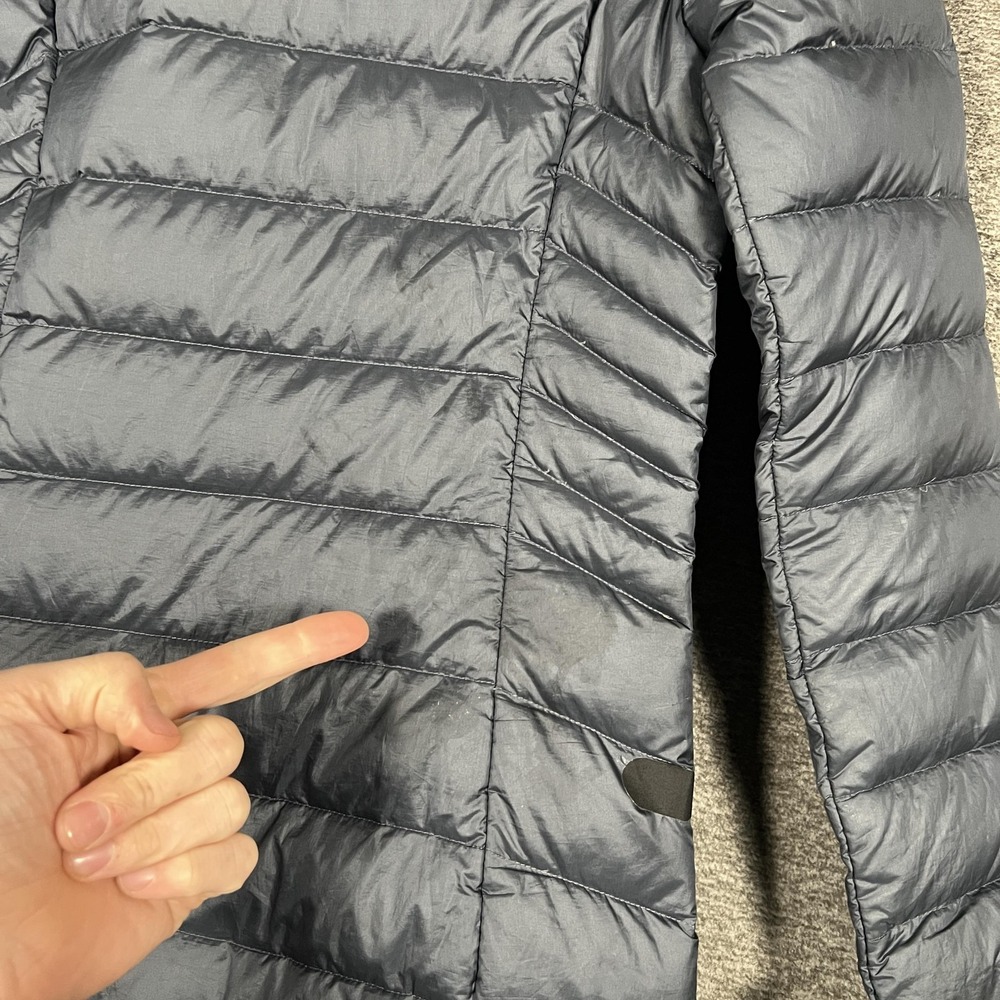 Patagonia Down‎ Sweater Coat Womens Small Blue Long Puffer Warm Jacket STY 28409 - Picture 10 of 13